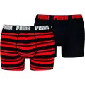 Puma Everyday Heritage Boxers (2-pack) Men, Clothing, Red/Black, 3