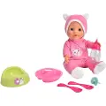 Adlibris New Born Baby Dukke med Kattekostyme, 30 cm