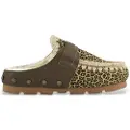 Mou for woman. MU.FW431009D Ponyskin animalprint Leather Clogs (36), Flat, None, Casual, Animal Print