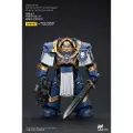 Joy toy Terminator Warhammer Horus Heresy 1/18 Ultramarines Cataphractii Squad Sergeant Med Kraftssverd Actionfigur 14 Cm