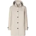 Save the Duck for woman. D42250W-GRIN20 Green beige April coat (XL), Casual, Polyester, Long sleeve