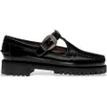 Sebago for woman. 751244W Aurora leather shoes black (40), 1 to 3 cm, Buckle, Casual