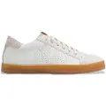 P448 for woman. S25JOHN2 John Leather Sneakers white (37), Flat, Laces, Casual