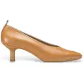 Wonders for woman. G-7102 Brown Flex Fit leather shoes (38), 1 to 3 cm, None, Casual