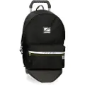 Pepe Jeans unisex for kids. 65724T1 Luca computer backpack with trolley black (OSFA), Casual, Polyester, children's fashion