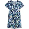 Pepe Jeans for girl. PG951655 Odelia dress blue (16Años= 176cm), Casual, Viscose, Short sleeve, children's fashion