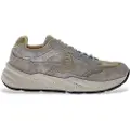 Voile Blanche for man. 2019075 Leather Sneakers Club22 grey (42), Flat, Laces, Casual