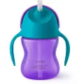 Philips AVENT SCF796/02 Kopper med sugerør, 9 måned(er), Blå, Lilla, Indonesia, 200 ml, 1 stykker, 1 stykker