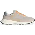 HOFF for man. 22535605 City Mkii beige leather trainers (43), Flat, Laces, Casual, Grey