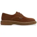 Barbour for man. MFO0819 Harefield Derby leather shoes brown (43), Flat, Laces, Casual