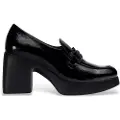 Wonders for woman. H-4961 Frau black leather loafers (41), 5 to 8 cm, None, Casual