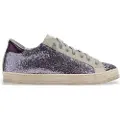 P448 for woman. F25JOHN153 Trainers John 153 lilac (39), Leather, Flat, Laces, Casual, Purple