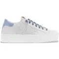 P448 for woman. S25THEA2 Thea Leather Sneakers white (37), Flat, Laces, Casual