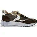Voile Blanche for man. 2017465 Leather Sneakers Club01 brown (40), Flat, 1 to 3 cm, Laces, Casual