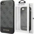 GUESS Apple iPhone SE 2022 / SE 2020 / 7 / 8 dėklas 4G Stripe Collection (GUHCI8G4GLGR) pilkos spalvos