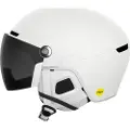 POC Obex Visor, Skihjelm med Visir, Hydrogen White