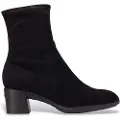Wonders for woman. H-6706 Reghost 06 leather ankle boots black (38), 3 to 5 cm, Zip, Casual