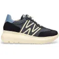 Wonders for woman. A-4001 Trainers Ultrafly 01 navy (39), Leather, 3 to 5 cm, Laces, Casual