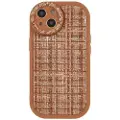 Mtp Products Canvas iPhone 14 Plus TPU-deksel - Brun