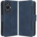 Mtp Products Huawei Nova 11 Pro/11 Ultra Lommebok-deksel med Kortholder - Blĺ