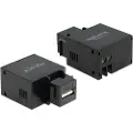 DeLOCK Keystone-modul - Modulær innsats - USB-lading - svart