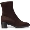 Wonders for woman. H-6706 Reghost 06 brown leather ankle boots (40), 3 to 5 cm, Zip, Casual