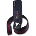 Red Bull Racing Silicone Vertical Logo Magsafe Case + Crossbody Strap Iphone 16 Telefondeksel