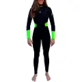 Kynay Surf Ultra Stretch Thermal Dame Våtdrakt I Neopren Med Glidelås I Brystet Og Lange Ermer