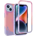 Mtp Products Stylish Gradient iPhone 14 Plus Hybrid-deksel - Oransje