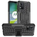 Mtp Products Motorola Moto E13 Anti-Slip Hybrid-deksel med Stativ - Svart