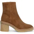 Alpe for woman. 262611 Janis Brown Leather Ankle Boots (41), 5 to 8 cm, Zip, Casual