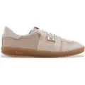 P448 for man. S25MONZA75 Monza beige leather trainers (45), Flat, Laces, Casual