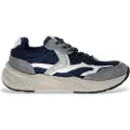 Voile Blanche for man. 2019075 Leather Sneakers Club22 navy (42), Flat, Laces, Casual