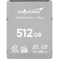 EXASCEND Cfexpress 4.0 Type B Essential Pro 512gb Minnekort