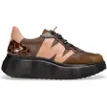 Wonders for woman. A-3631 Trainers Roma 31 brown (39), 1 to 3 cm, Laces, Casual
