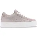 P448 for woman. S25THEA77 Thea Leather Sneakers nude (37), Flat, Laces, Casual
