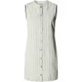 Pepe Jeans for woman. PL953766 Aya dress off-white (S), Casual, Cotton, Sleeveless / Straps