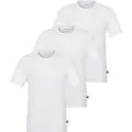Hugo Boss for man. 50534019 Set of 3 Bamboo T-shirts (L), White, Homewear, Cotton, Short sleeve