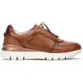Pikolinos for woman. W9C-6607 Asturias brown leather trainers (37), Flat, Laces, Casual