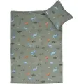 By Mats Juniorsengetøy 115x135 cm - Dinosaurtrykk - Sengesett i 100% bomull