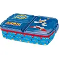Stor SONIC multi compartment sandwich box 18 x 13 cm NEW
