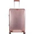 Borg Living Aluminiumskoffert - Rosegull - 68 liter - Luksuriøs reisekoffert med TSA-lås