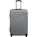 Borg Living Stor koffert - Silver lines - Hardcase koffert - Smart reisekoffert