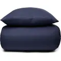 In Style Dobbel sengetøy 200x220 cm - Ensfarget mørkeblått sengetøy - Microfiber sengetøy - sengetøy