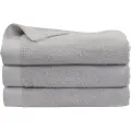 ByBorg Badehåndkle - 100% Myk bomull med høy absorberingsevne - 100x150 cm - Lysegrå - Stort håndkle fra danske