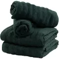 Borg Livinig Badehåndklær 2 stk. i 100% kjemmet bomull - Myke grønne håndklær 70x140 cm fra