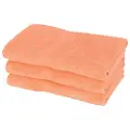 Egeria Oransje badehåndklær - 70x140 cm - Oransje - 100% bomull - Myke badehåndklær fra