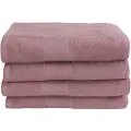 Borg Badehåndkle - 100% Myk bomull med høy absorberingsevne - 70x140 cm - Støvet rosa badehåndkle fra danske