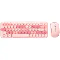 Mofii Wireless - Tastatur & Mussett - Engelsk - Rosa