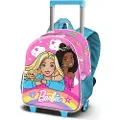 KARACTERMANIA Barbie Liten 3d-ryggsekk Med Hjul Regnbuefarget